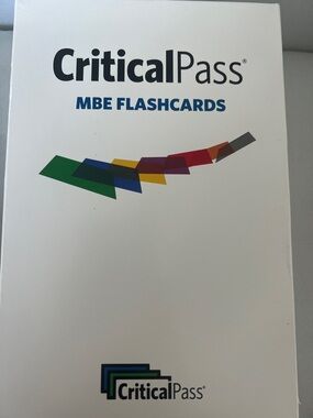 CriticalPass MBE Flashcards Bar Exam
